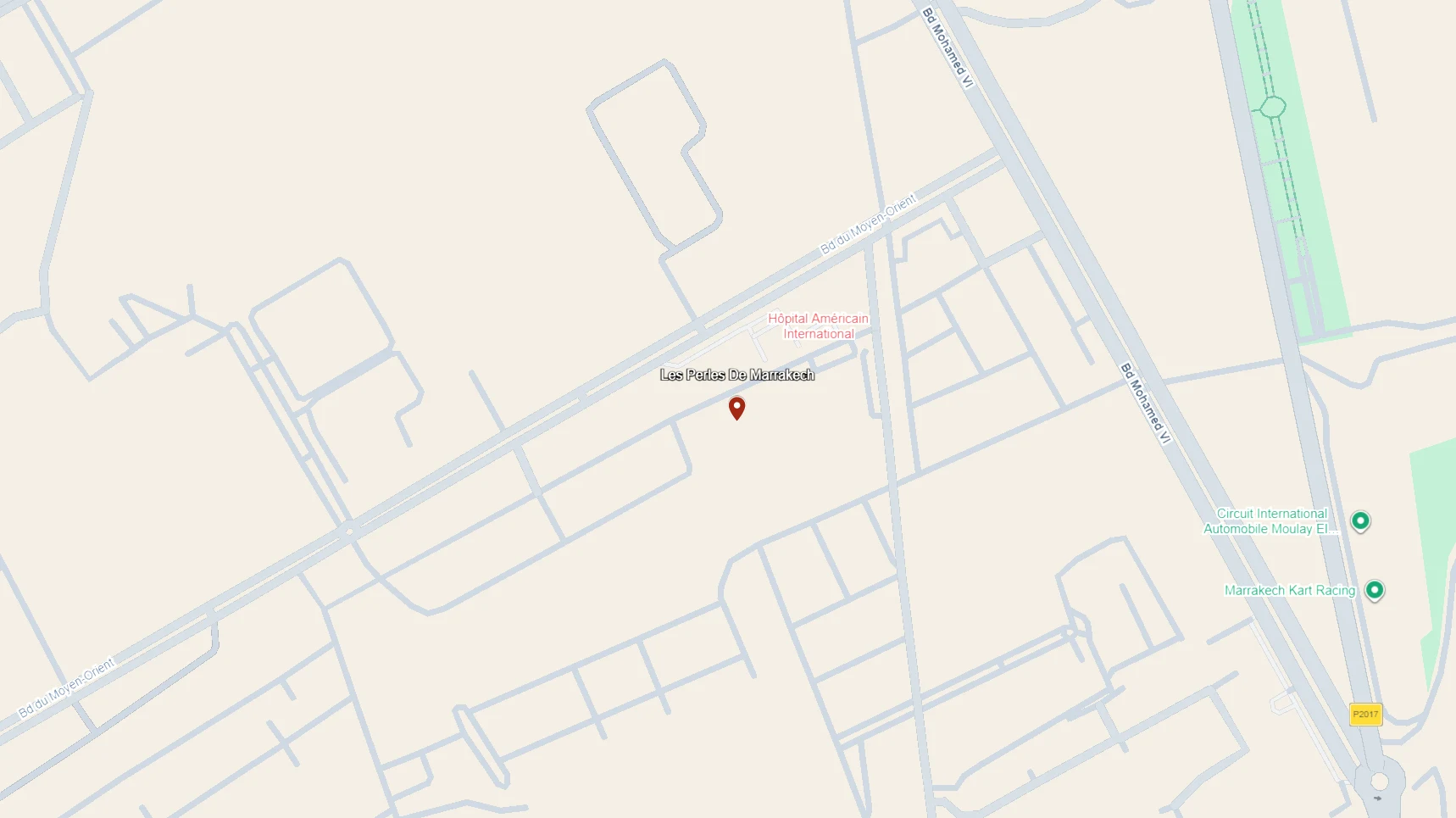 Les Perles de Marrakech location map