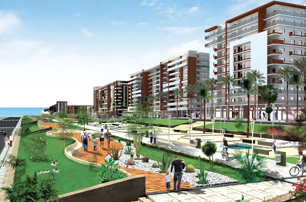 Vue perspective nouvelle phase résidence Islane Agadir