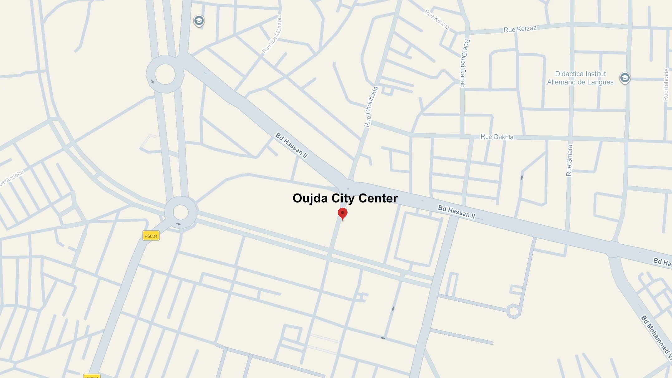 Plan de situation résidence Oujda City Center