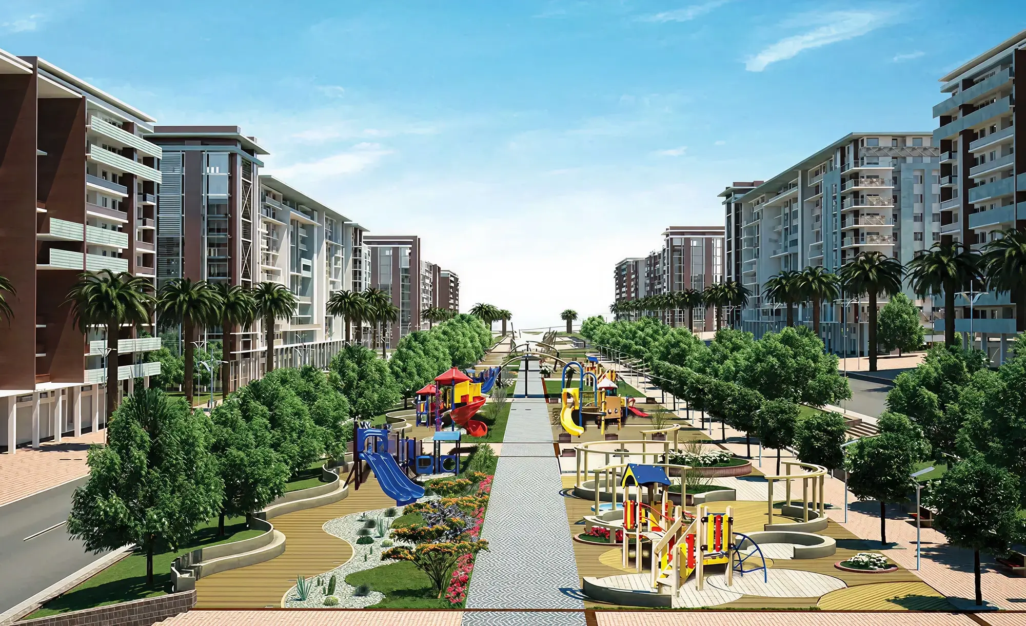 Vue perspective résidence Islane Agadir Coralia