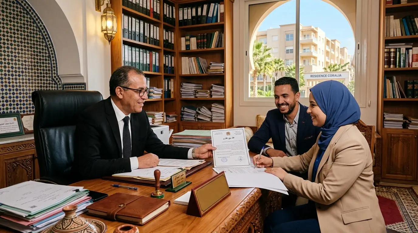 Miniature vidéo – Le parcours chez le notaire au Maroc