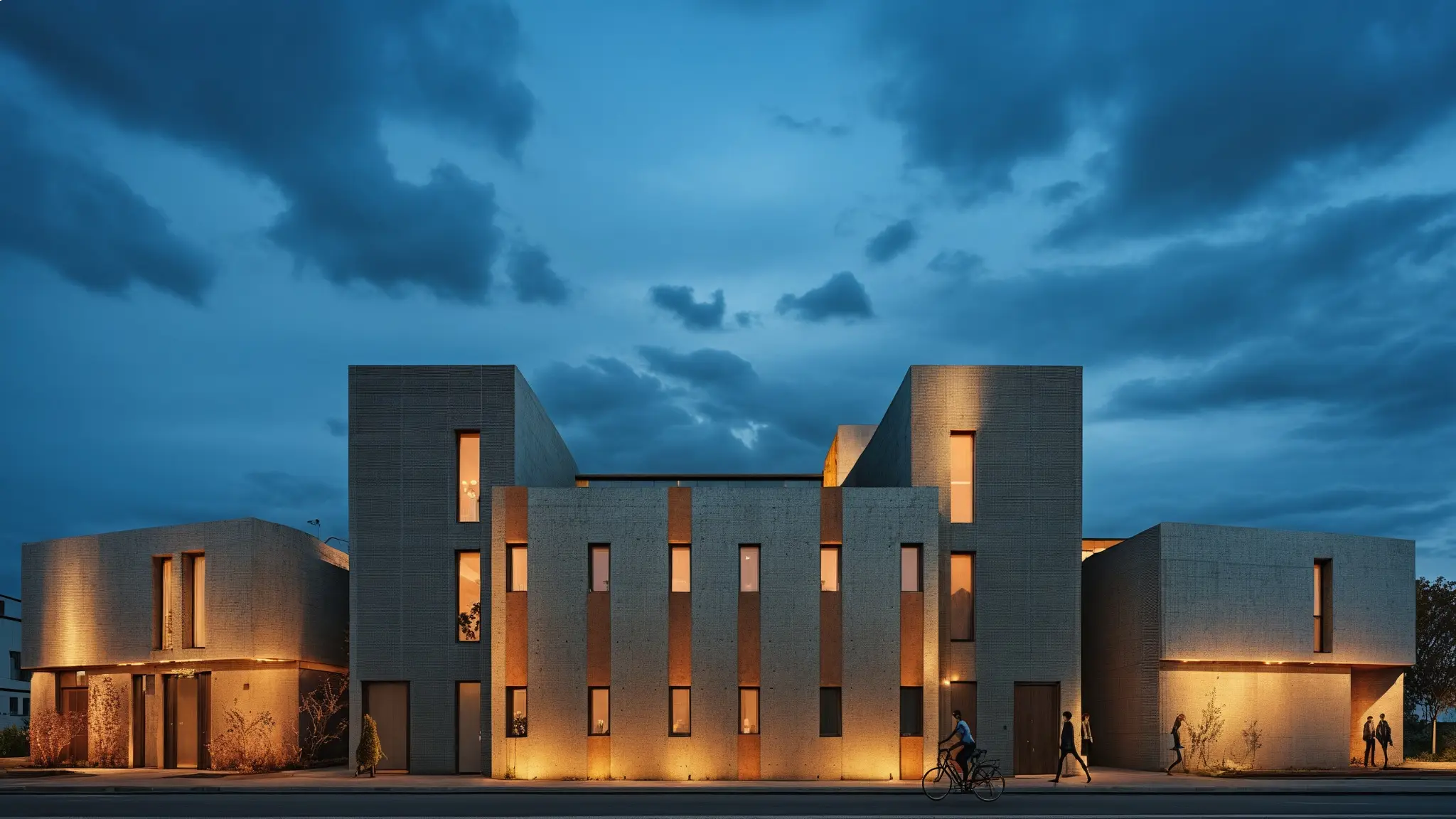 Vue perspective architecturale résidence Marsa Blanca Coralia